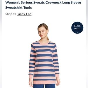 NWT Lands End tunic sweatshirt sz 2x
